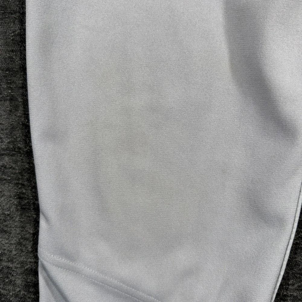 Nike Team Engineered Baseball Pants Gray Navy Blue Piping Mens Size Small
